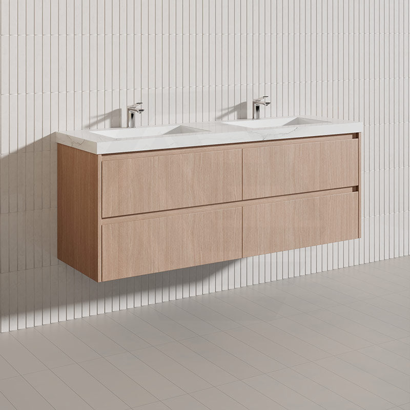Lukka Gladstone Modern 1500mm Wall Hung Vanity Plywood Cabinet Variant Colour Available