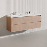 Lukka Gladstone Modern 1500mm Wall Hung Vanity Plywood Cabinet Variant Colour Available