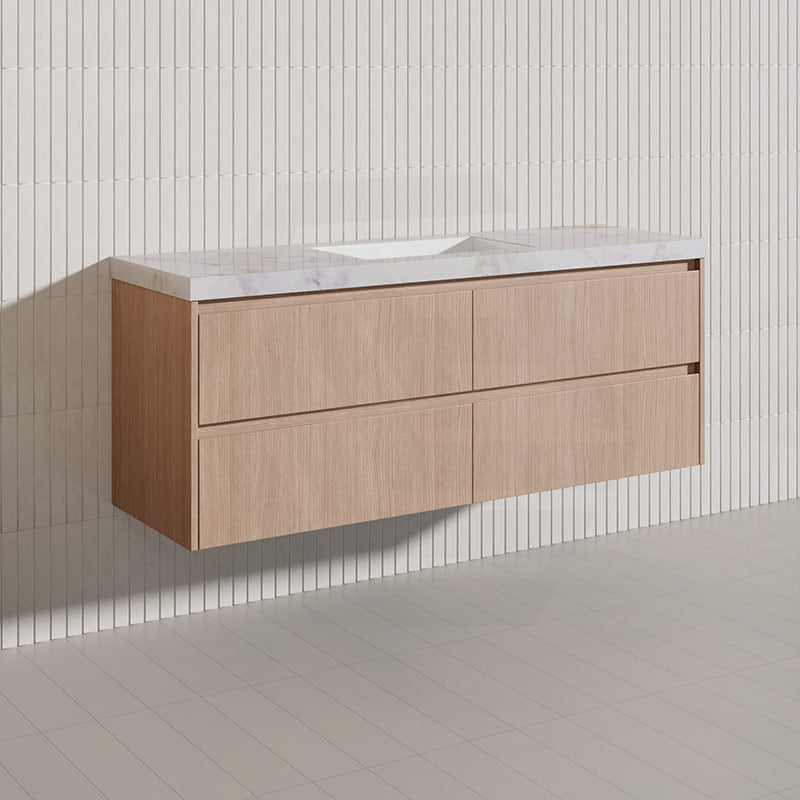 Lukka Gladstone Modern 1500mm Wall Hung Vanity Plywood Cabinet Variant Colour Available