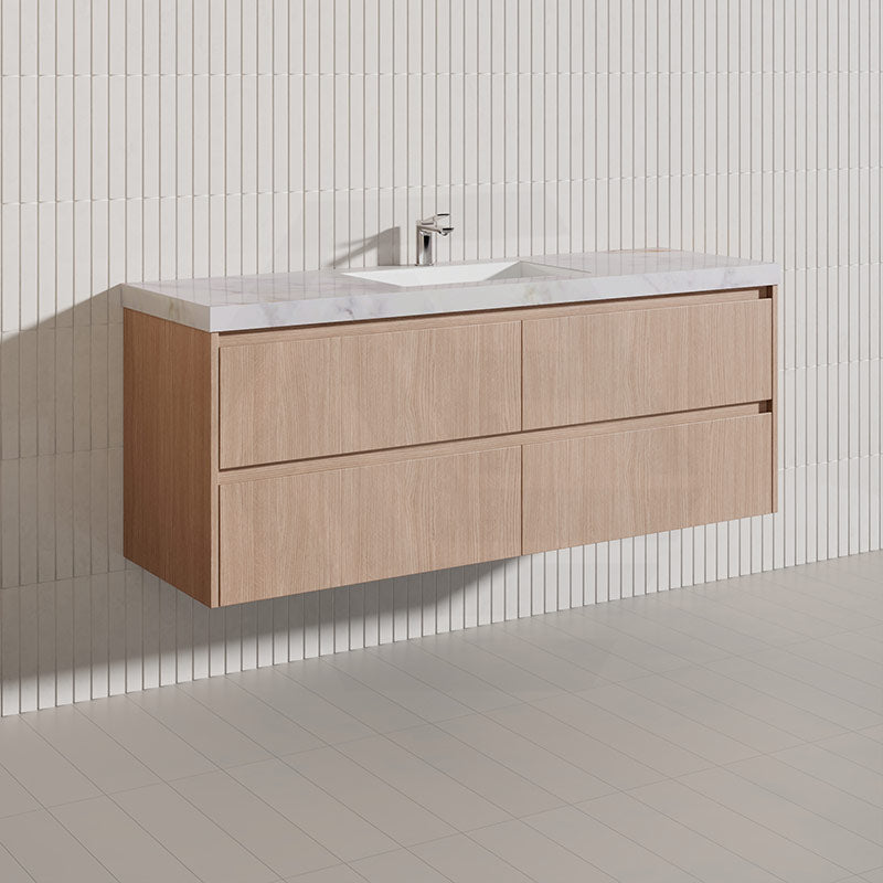 Lukka Gladstone Modern 1500mm Wall Hung Vanity Plywood Cabinet Variant Colour Available