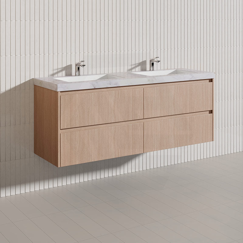 Lukka Gladstone Modern 1500mm Wall Hung Vanity Plywood Cabinet Variant Colour Available