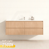 Lukka Gladstone Modern 1500mm Wall Hung Vanity Plywood Cabinet Variant Colour Available