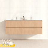 Lukka Gladstone Modern 1500mm Wall Hung Vanity Plywood Cabinet Variant Colour Available