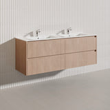 Lukka Gladstone Modern 1500mm Wall Hung Vanity Plywood Cabinet Variant Colour Available
