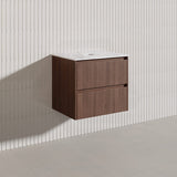 Lukka Gladstone Modern 600mm Wall Hung Vanity Plywood Cabinet Variant Colour Available