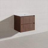 Lukka Gladstone Modern 600mm Wall Hung Vanity Plywood Cabinet Variant Colour Available