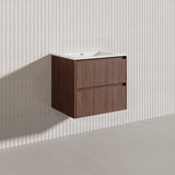Lukka Gladstone Modern 600mm Wall Hung Vanity Plywood Cabinet Variant Colour Available
