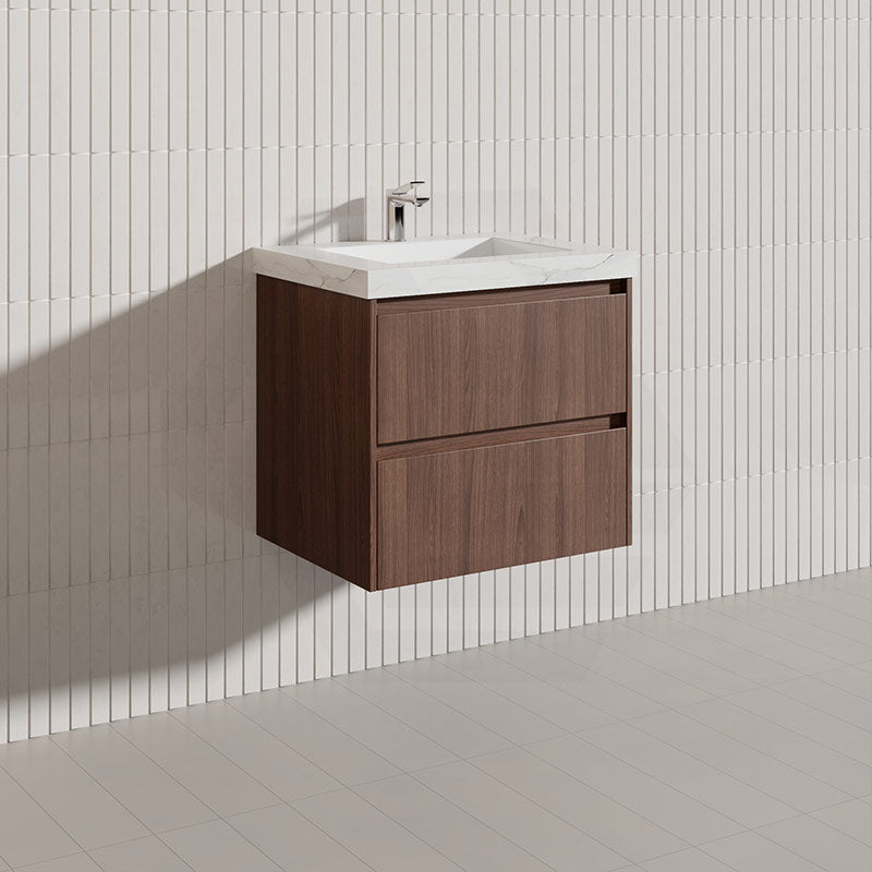 Lukka Gladstone Modern 600mm Wall Hung Vanity Plywood Cabinet Variant Colour Available