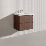 Lukka Gladstone Modern 600mm Wall Hung Vanity Plywood Cabinet Variant Colour Available