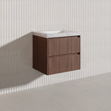 Lukka Gladstone Modern 600mm Wall Hung Vanity Plywood Cabinet Variant Colour Available