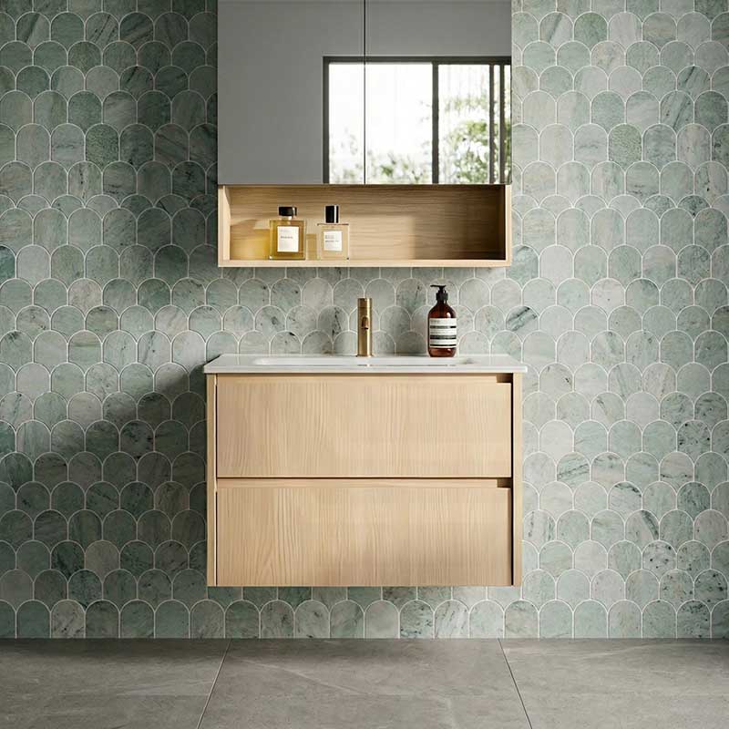Lukka Gladstone Modern 600mm Wall Hung Vanity Plywood Cabinet Variant Colour Available