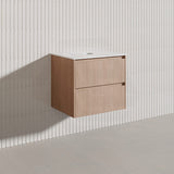 Lukka Gladstone Modern 600mm Wall Hung Vanity Plywood Cabinet Variant Colour Available