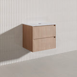 Lukka Gladstone Modern 600mm Wall Hung Vanity Plywood Cabinet Variant Colour Available