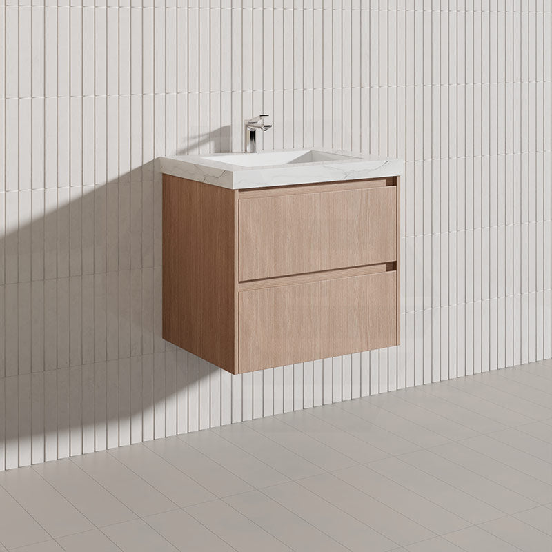 Lukka Gladstone Modern 600mm Wall Hung Vanity Plywood Cabinet Variant Colour Available