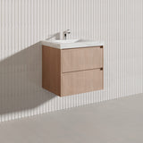 Lukka Gladstone Modern 600mm Wall Hung Vanity Plywood Cabinet Variant Colour Available