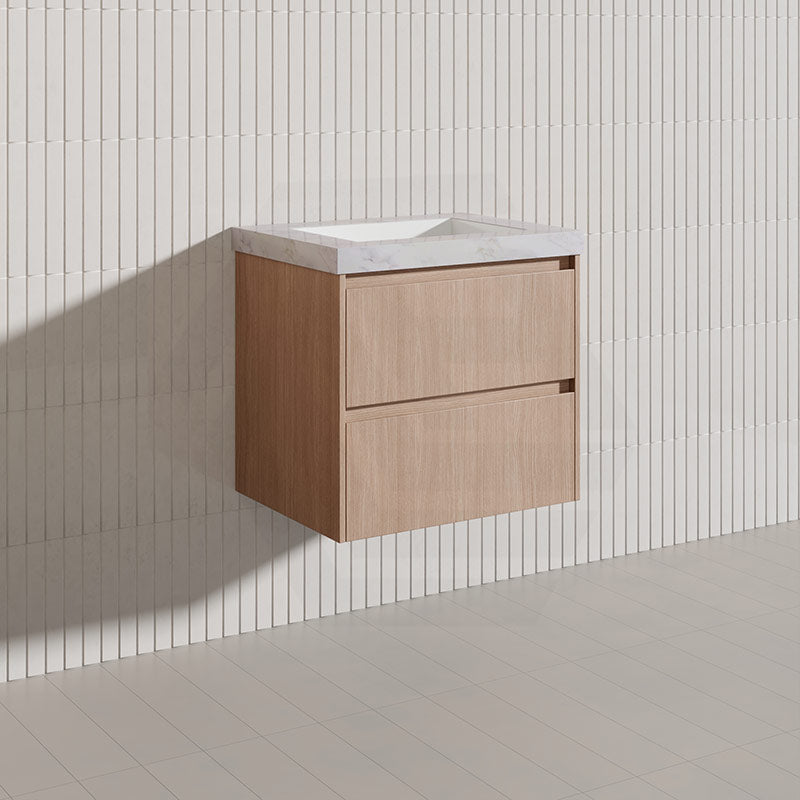 Lukka Gladstone Modern 600mm Wall Hung Vanity Plywood Cabinet Variant Colour Available