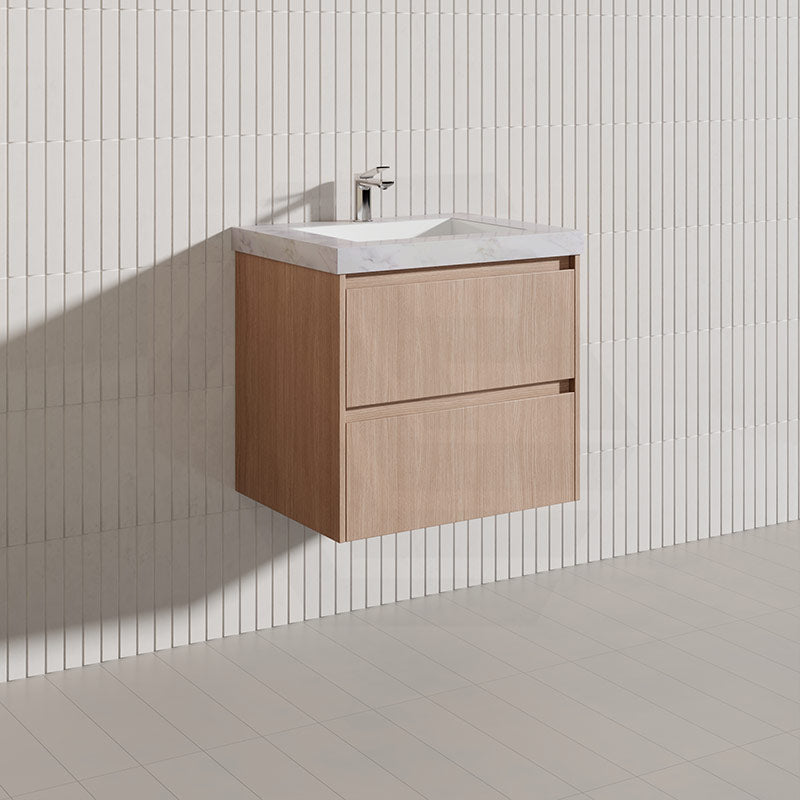 Lukka Gladstone Modern 600mm Wall Hung Vanity Plywood Cabinet Variant Colour Available