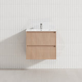 Lukka Gladstone Modern 600mm Wall Hung Vanity Plywood Cabinet Variant Colour Available