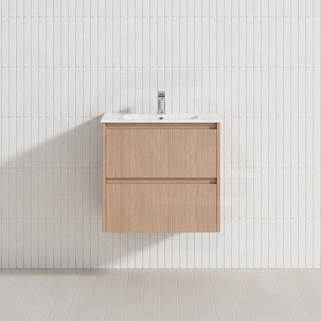Lukka Gladstone Modern 600mm Wall Hung Vanity Plywood Cabinet Variant Colour Available