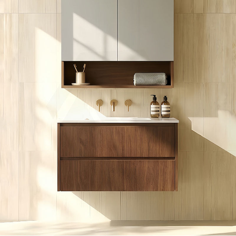 Lukka Gladstone Modern 750mm Wall Hung Vanity Plywood Cabinet Variant Colour Available