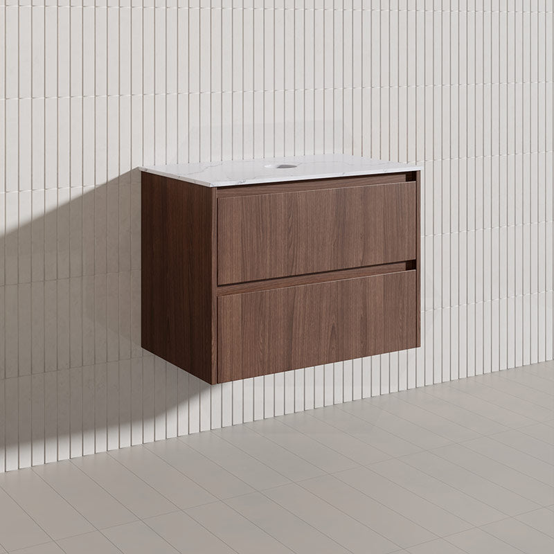 Lukka Gladstone Modern 750mm Wall Hung Vanity Plywood Cabinet Variant Colour Available
