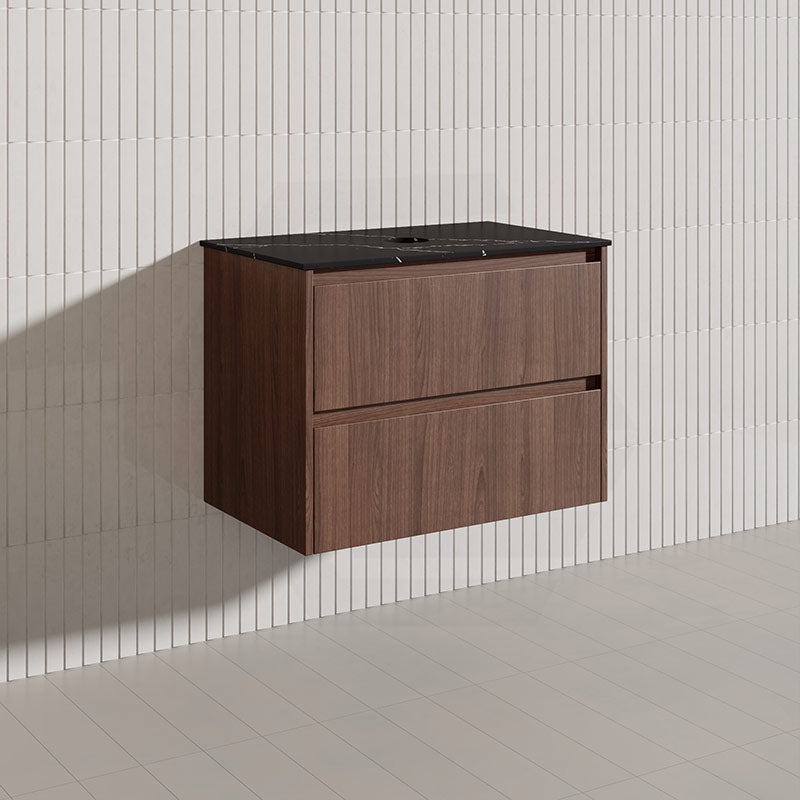 Lukka Gladstone Modern 750mm Wall Hung Vanity Plywood Cabinet Variant Colour Available