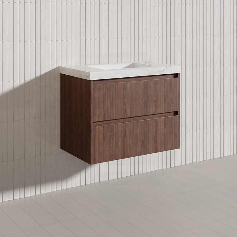 Lukka Gladstone Modern 750mm Wall Hung Vanity Plywood Cabinet Variant Colour Available