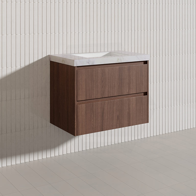 Lukka Gladstone Modern 750mm Wall Hung Vanity Plywood Cabinet Variant Colour Available