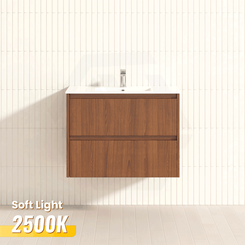 Lukka Gladstone Modern 750mm Wall Hung Vanity Plywood Cabinet Variant Colour Available