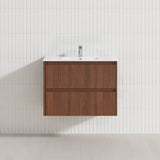Lukka Gladstone Modern 750mm Wall Hung Vanity Plywood Cabinet Variant Colour Available