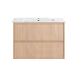 Lukka Gladstone Modern 750mm Wall Hung Vanity Plywood Cabinet Variant Colour Available