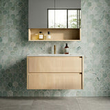 Lukka Gladstone Modern 750mm Wall Hung Vanity Plywood Cabinet Variant Colour Available
