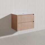 Lukka Gladstone Modern 750mm Wall Hung Vanity Plywood Cabinet Variant Colour Available