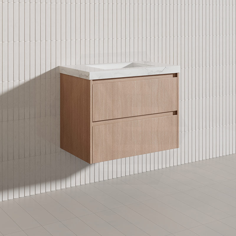 Lukka Gladstone Modern 750mm Wall Hung Vanity Plywood Cabinet Variant Colour Available