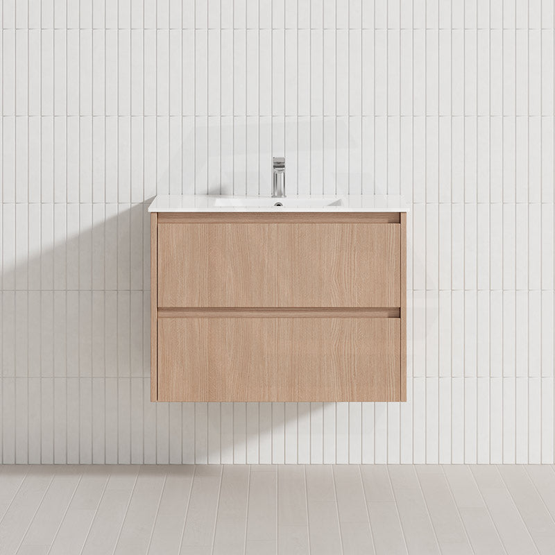Lukka Gladstone Modern 750mm Wall Hung Vanity Plywood Cabinet Variant Colour Available