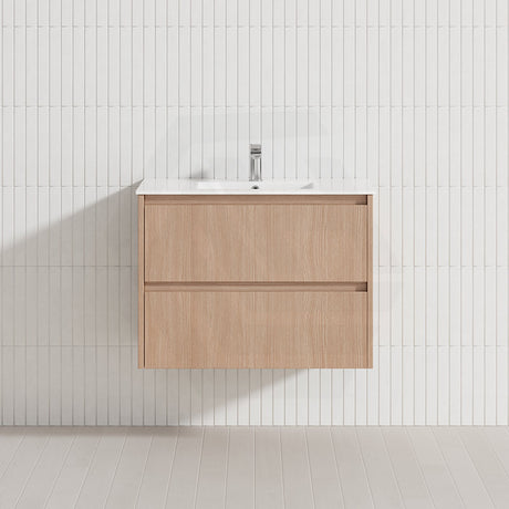 Lukka Gladstone Modern 750mm Wall Hung Vanity Plywood Cabinet Variant Colour Available