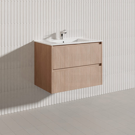 Lukka Gladstone Modern 750mm Wall Hung Vanity Plywood Cabinet Variant Colour Available