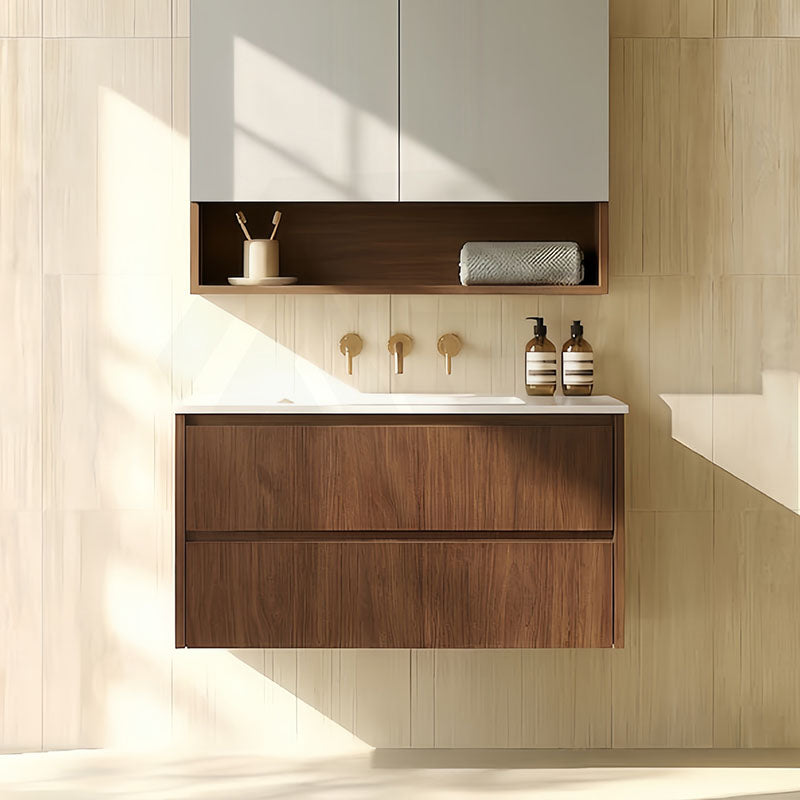 Lukka Gladstone Modern 900mm Wall Hung Vanity Plywood Cabinet Variant Colour Available