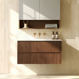 Lukka Gladstone Modern 900mm Wall Hung Vanity Plywood Cabinet Variant Colour Available