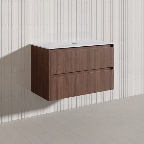Lukka Gladstone Modern 900mm Wall Hung Vanity Plywood Cabinet Variant Colour Available