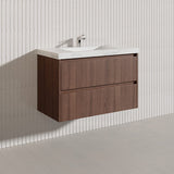 Lukka Gladstone Modern 900mm Wall Hung Vanity Plywood Cabinet Variant Colour Available