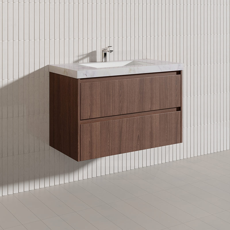 Lukka Gladstone Modern 900mm Wall Hung Vanity Plywood Cabinet Variant Colour Available