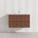Lukka Gladstone Modern 900mm Wall Hung Vanity Plywood Cabinet Variant Colour Available