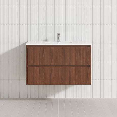 Lukka Gladstone Modern 900mm Wall Hung Vanity Plywood Cabinet Variant Colour Available