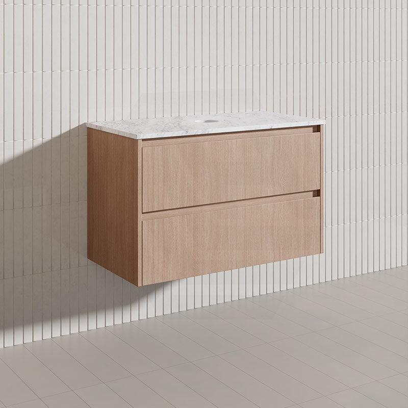 Lukka Gladstone Modern 900mm Wall Hung Vanity Plywood Cabinet Variant Colour Available