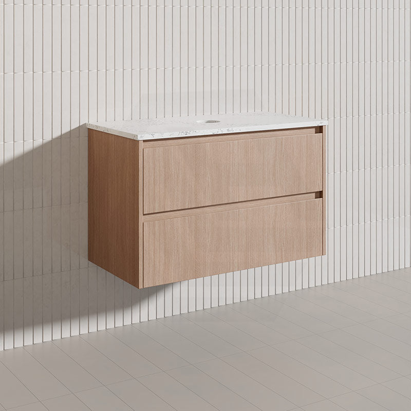 Lukka Gladstone Modern 900mm Wall Hung Vanity Plywood Cabinet Variant Colour Available