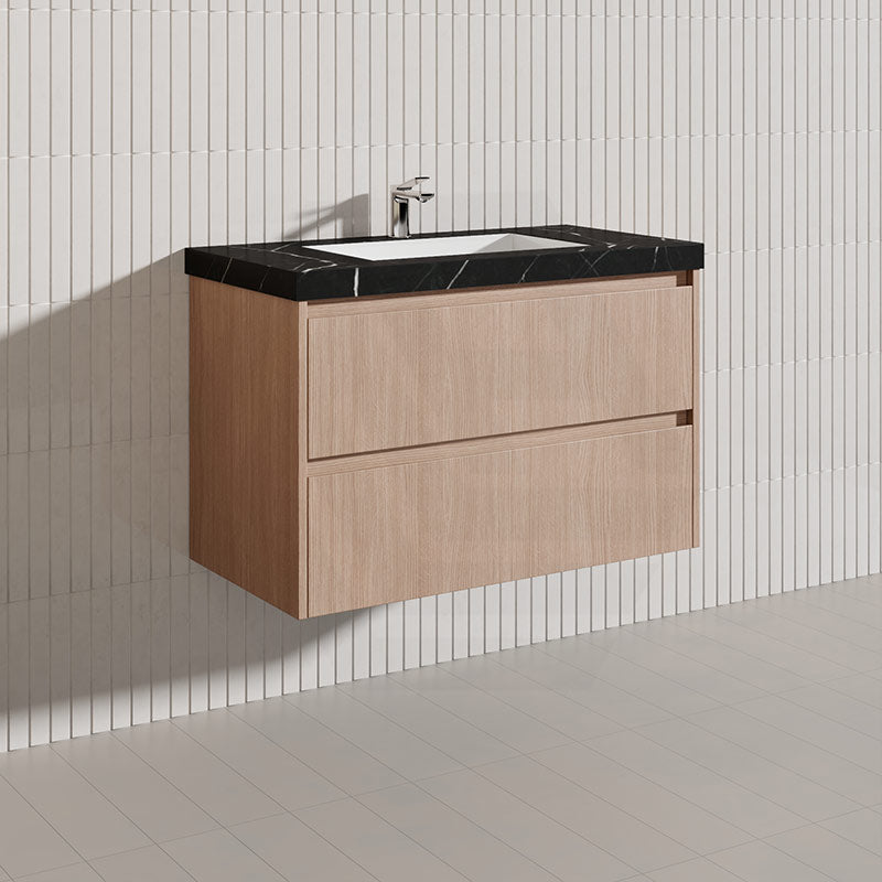 Lukka Gladstone Modern 900mm Wall Hung Vanity Plywood Cabinet Variant Colour Available