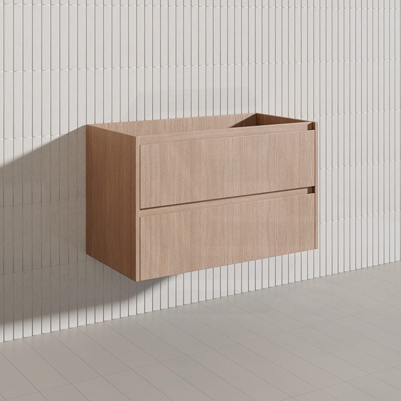Lukka Gladstone Modern 900mm Wall Hung Vanity Plywood Cabinet Variant Colour Available
