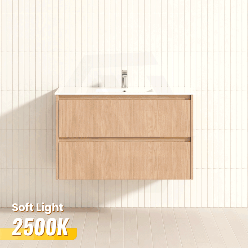 Lukka Gladstone Modern 900mm Wall Hung Vanity Plywood Cabinet Variant Colour Available