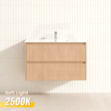 Lukka Gladstone Modern 900mm Wall Hung Vanity Plywood Cabinet Variant Colour Available